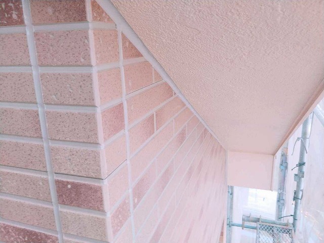 軒天のシーリング完了